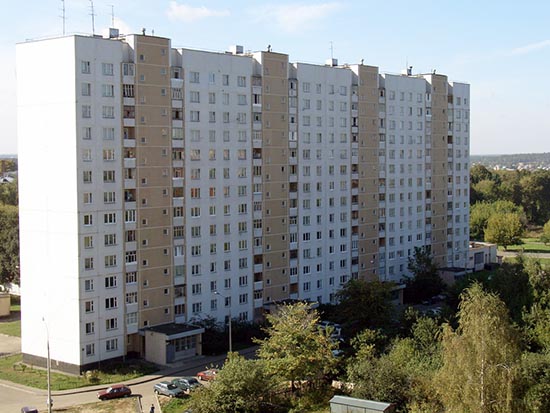 Остекление балконов в доме серии П 30 Краснознаменск