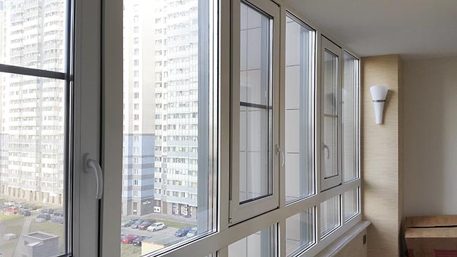 Металлопластиковое остекление балконов Краснознаменск