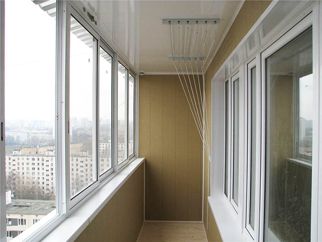 Металлическое стальное остекление балконов Краснознаменск